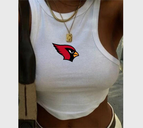 High Neck Logo Tank
