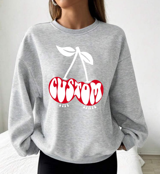 Cherries Crewneck