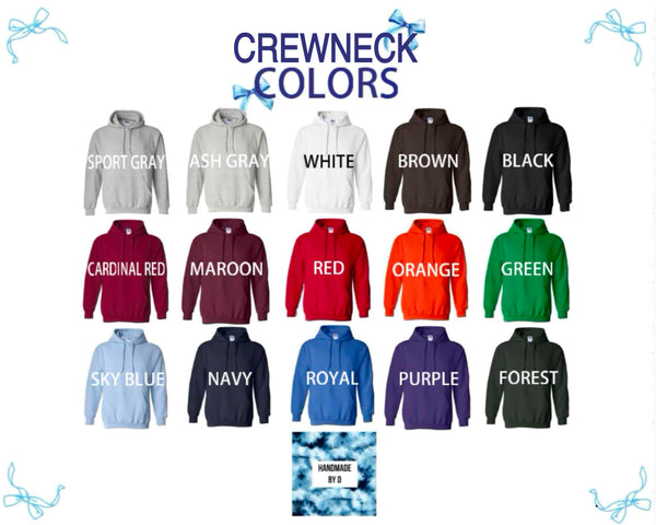 Varsity Off the Shoulder Crewneck