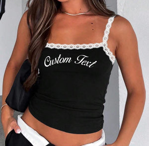 Lace Trim Tank