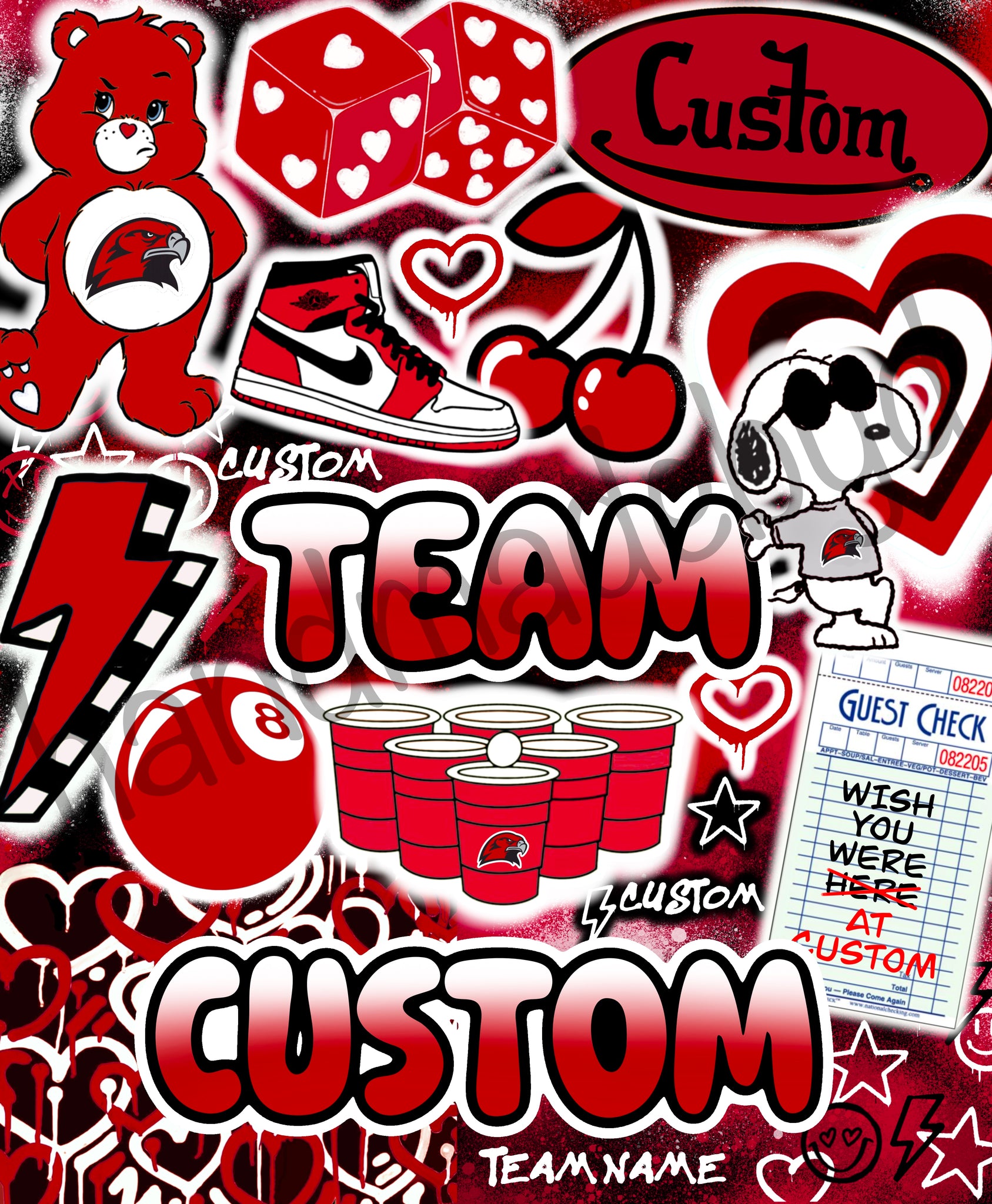 Spray Paint Art Blanket NEW Character Style