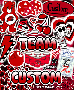 Spray Paint Art Blanket NEW Character Style