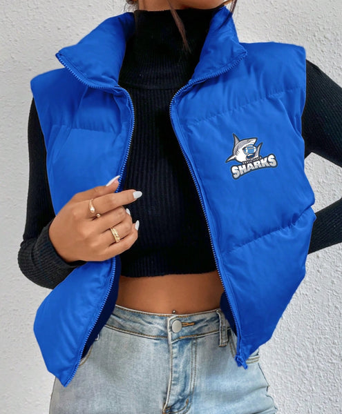 Crop Puffer Vest