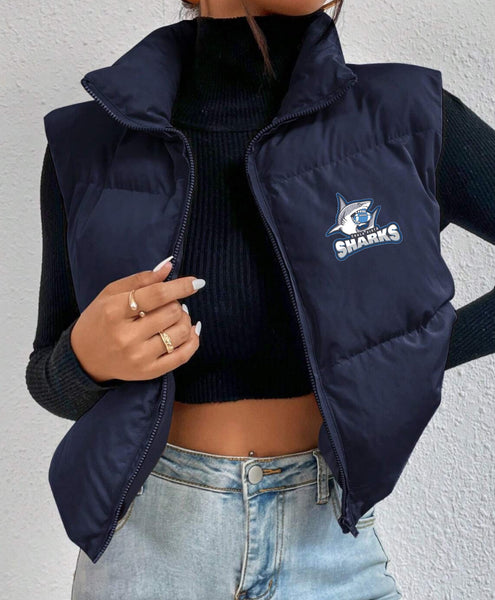 Crop Puffer Vest