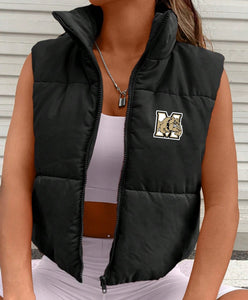 Crop Puffer Vest