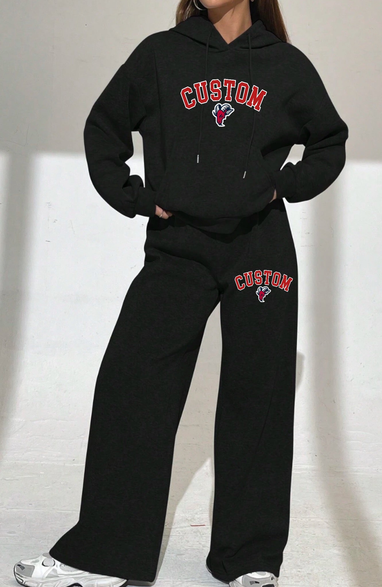 Varsity Sweatshirt and Sweatpants Set