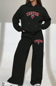 Varsity Sweatshirt and Sweatpants Set