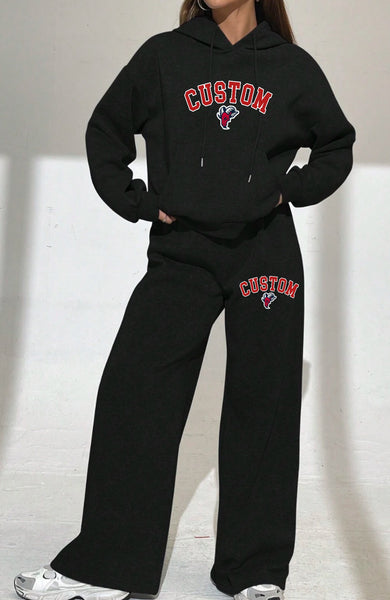 Varsity Sweatshirt and Sweatpants Set