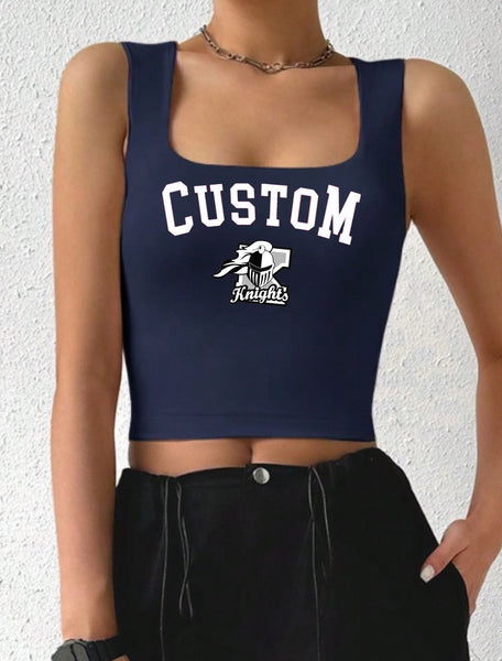 Bell Sleeve Crop Top