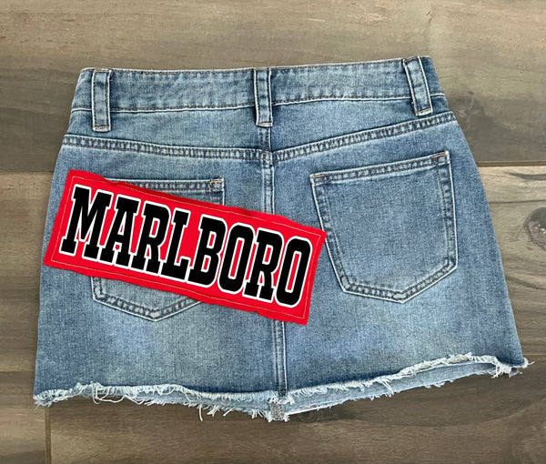 Denim Mini Skirt