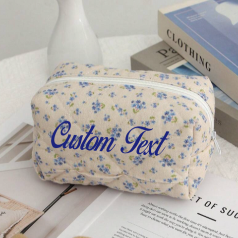 Floral Makeup Bag