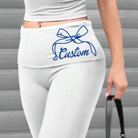 Bow Waist Yoga Pants