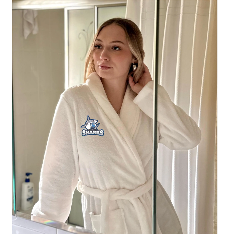 Fluffy White Robe