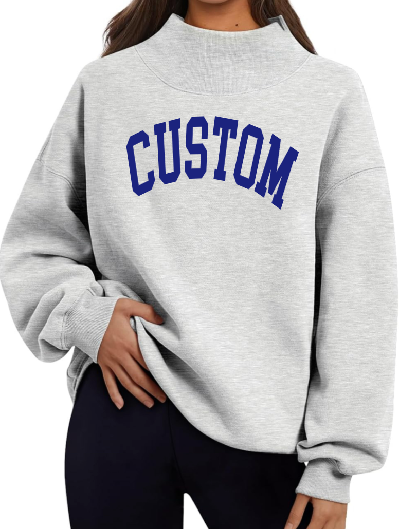 Mock Neck Sweatshirt
