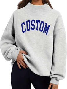Mock Neck Sweatshirt