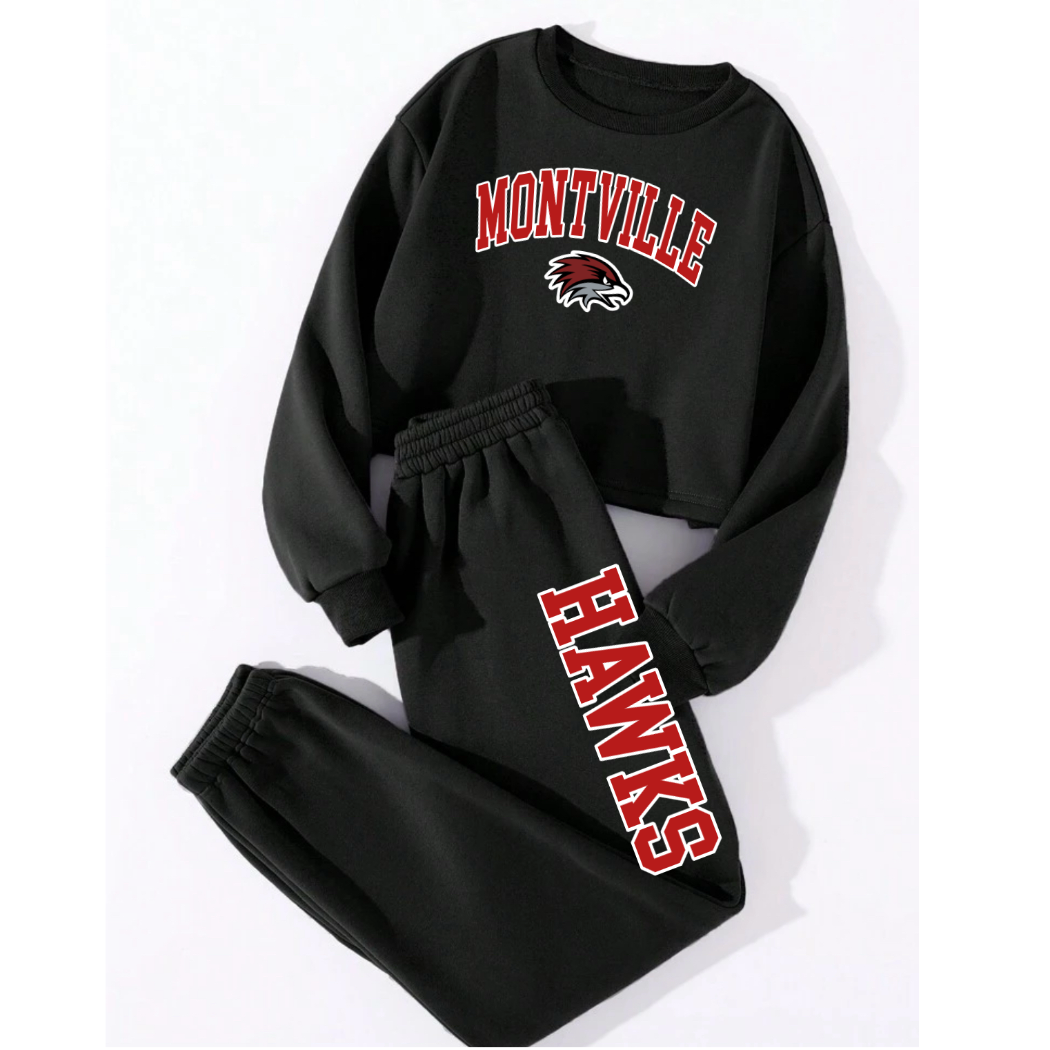 Crewneck and Varsity Sweats Set