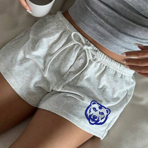 Tied Waist Sweat Shorts
