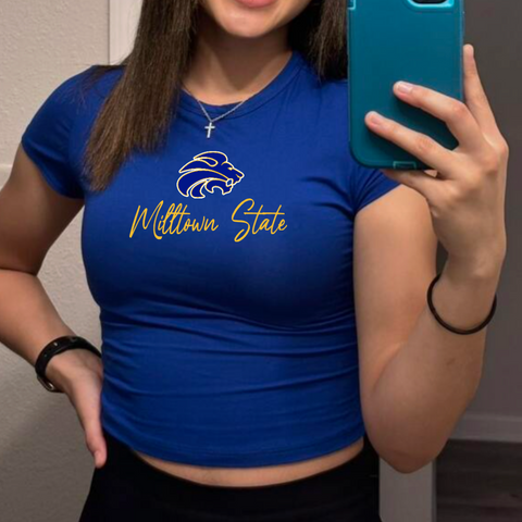 Varsity Script Baby Tee