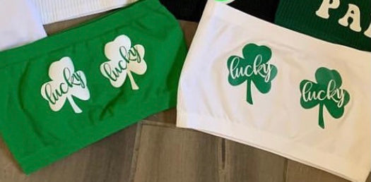 Lucky Shamrocks Bandeau