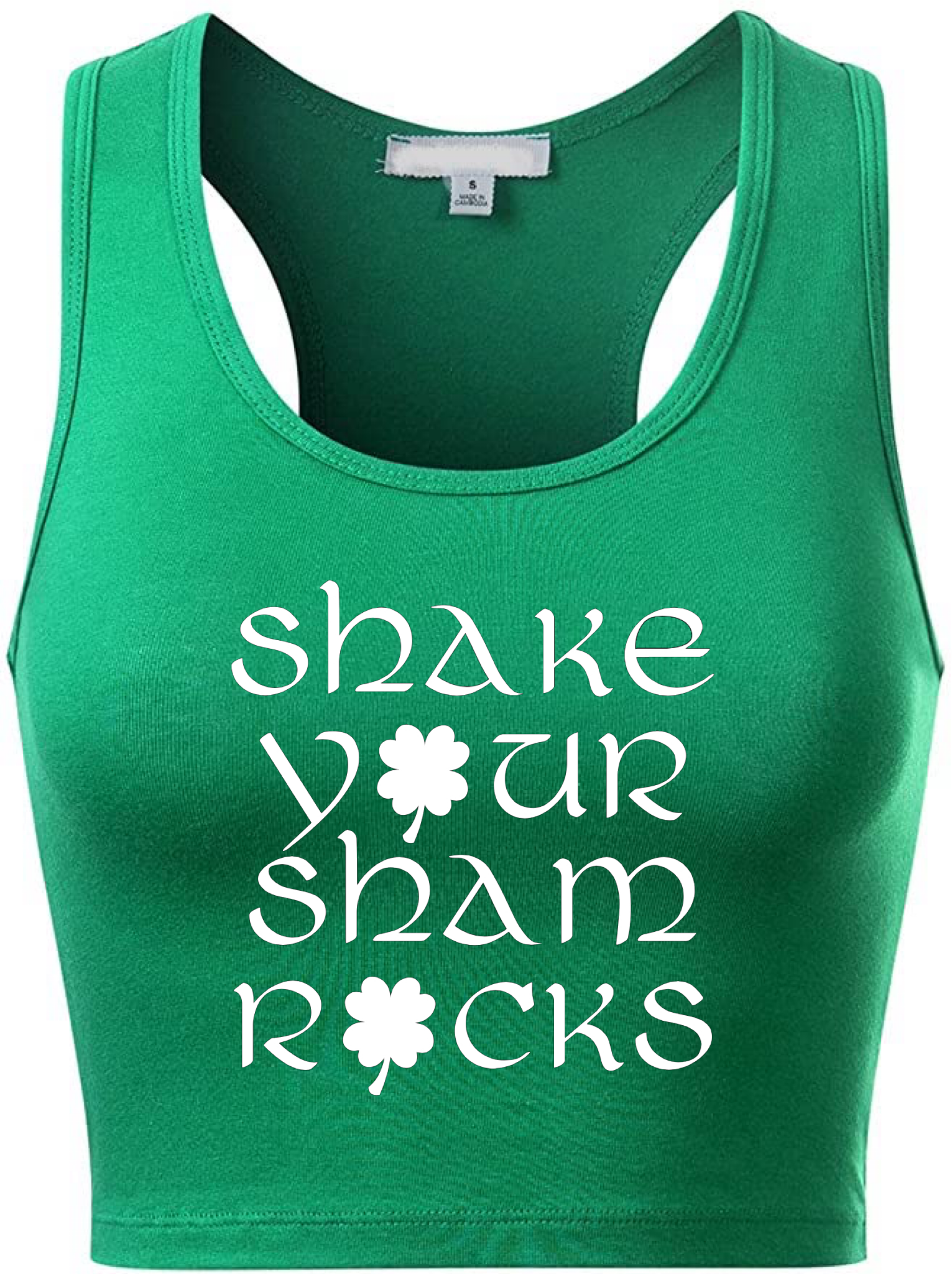 Shake Your Shamrocks Racerback Tank
