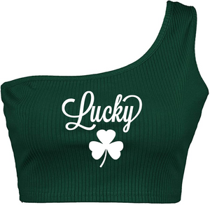 Lucky One Shoulder Tank
