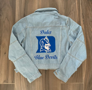 Denim Jacket Script with Logo