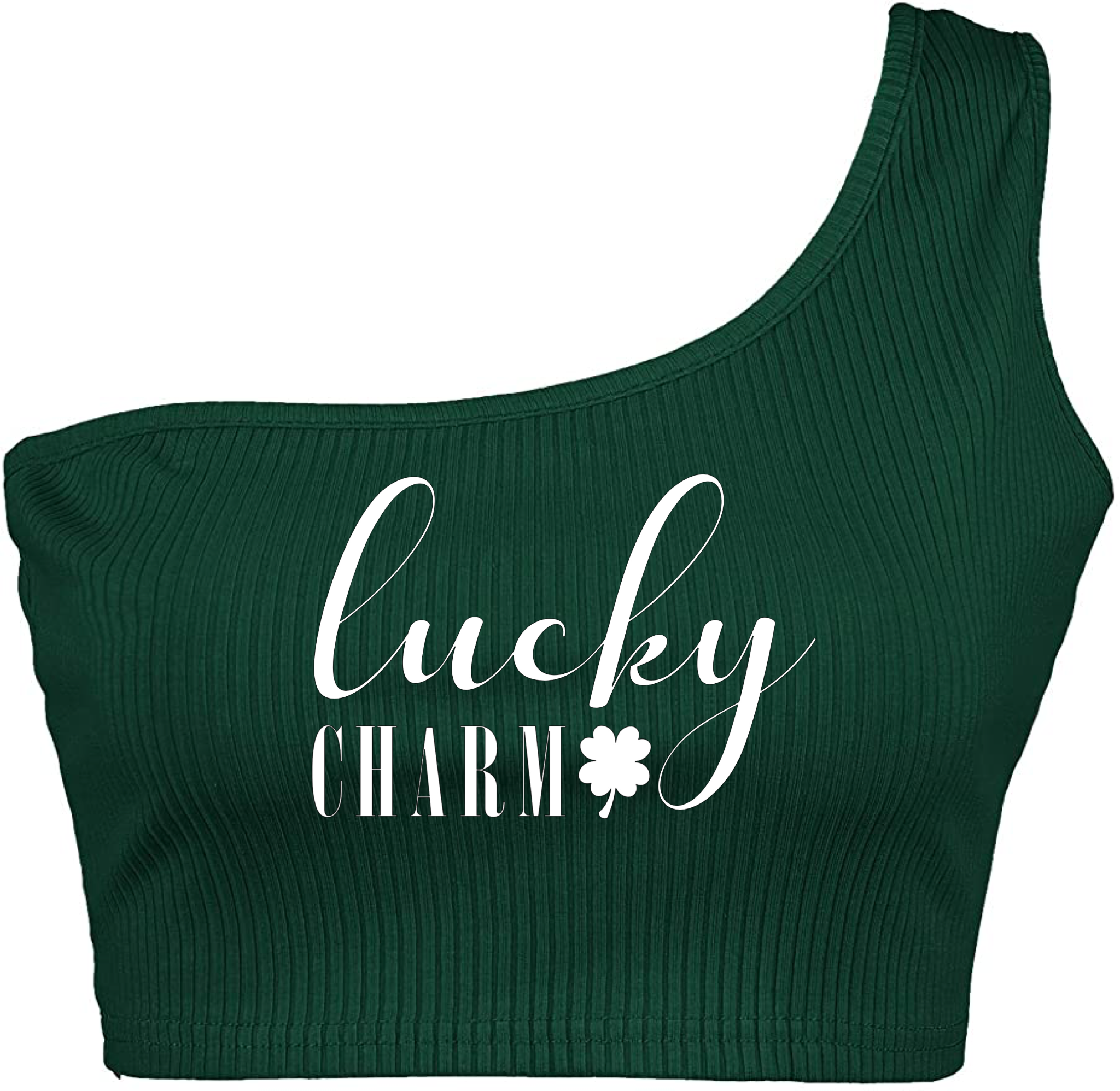 Lucky Charm One Shoulder Tank