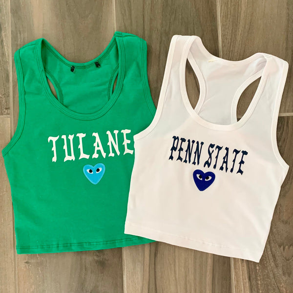 Heart Patch Racerback Tank