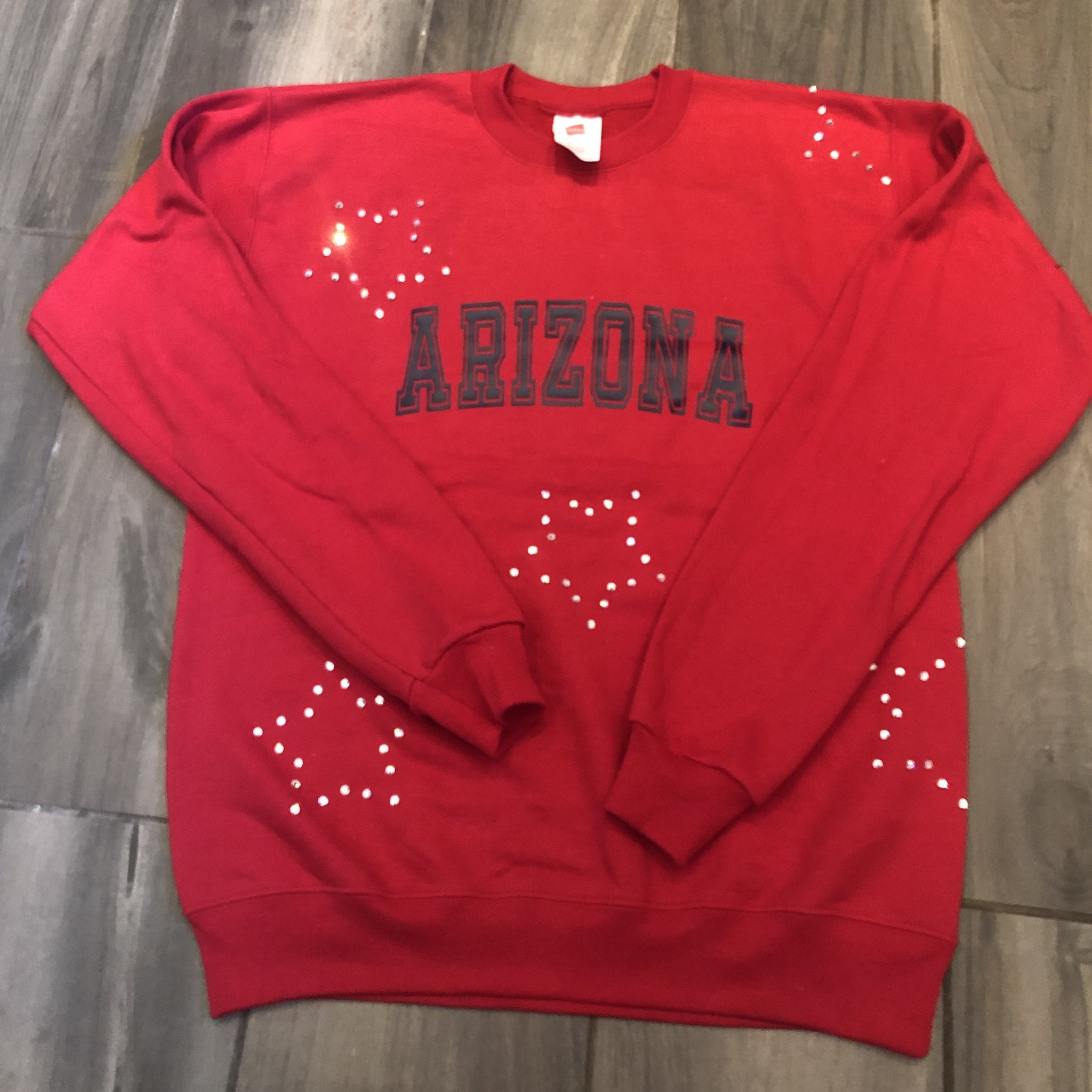 Rhinestone Star Crewneck