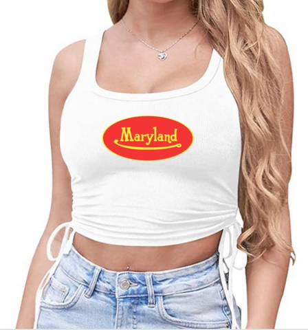 Von D Tie Side Crop Top