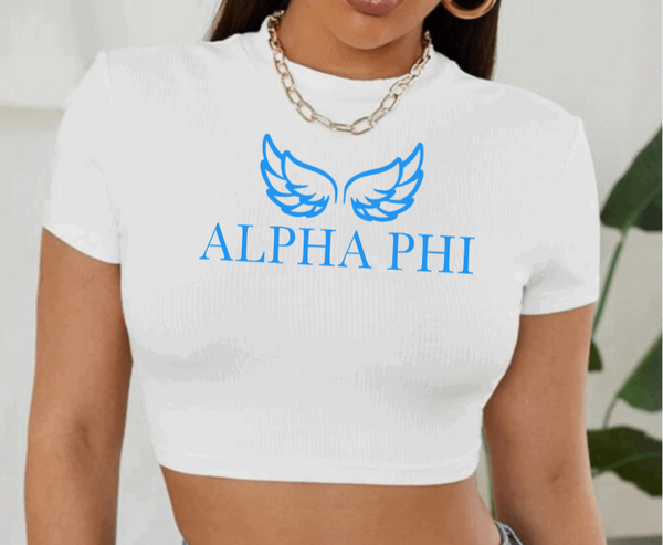Crop Angel Tee