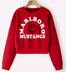 Arched Smiley Crewneck
