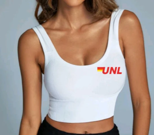 Rainbow Retro Sports Bra
