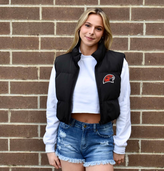 Crop Puffer Vest