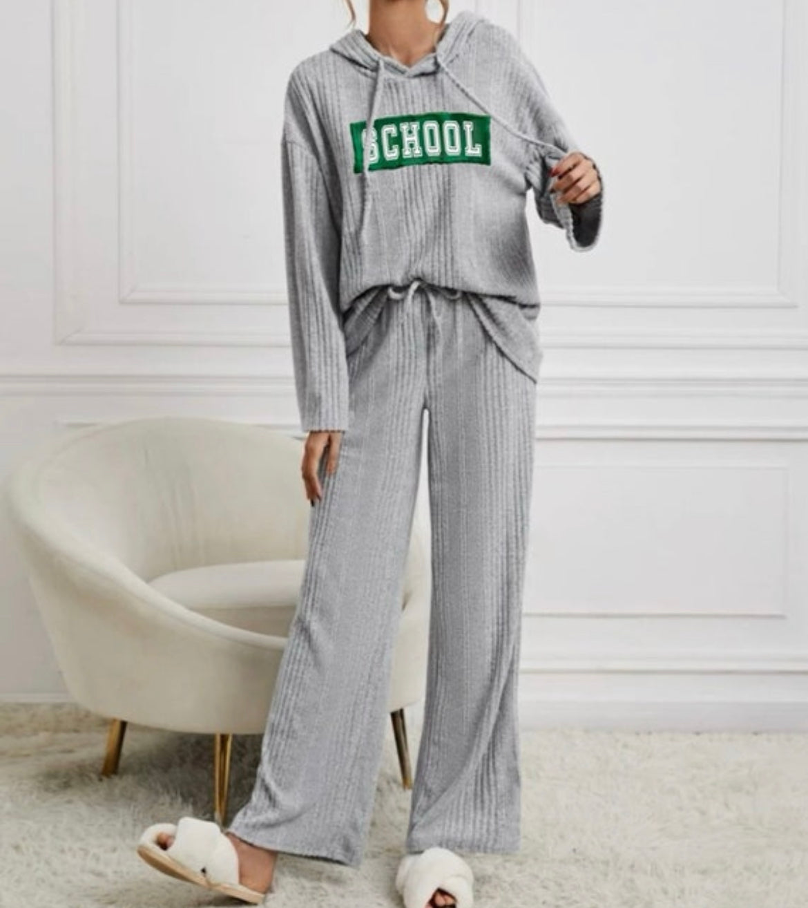 Sweater and Loose Pants Lounge Set